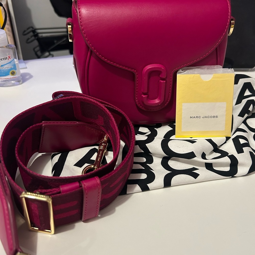 Marc Jacobs Pink saddle Crossbody Bag